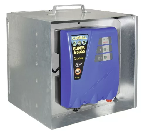 AKO fém tárolószekrény akkumulátorhoz és villanypásztor készülékhez