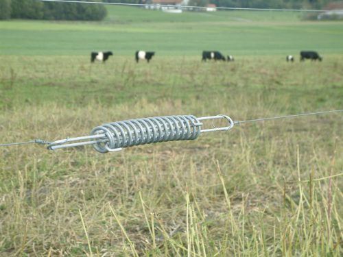 Dilatációs rugó villanypásztor rendszerekhez - 435 mm x 43 mm, inox
