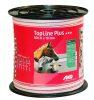 AKO Topline Plus villanypásztor szalag - fehér/piros, 500 m x 10 mm, 0,467 ohm/m, 90 kg
