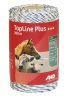 AKO TopLine Plus villanypásztor vezeték - kék/fehér, 200 m, 0,311 ohm/m, 100 kg