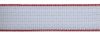 AKO Topline Plus villanypásztor szalag - fehér/piros, 200 m x 40 mm, 0,187 ohm/m, 230 kg