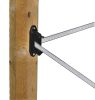 AKO TopLine villanypásztor szalag - fehér/fekete, 200 m x 20 mm