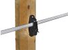 AKO TopLine villanypásztor szalag - fehér/fekete, 200 m x 20 mm