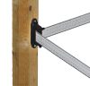 AKO TopLine villanypásztor szalag - fehér/fekete, 200 m x 40 mm