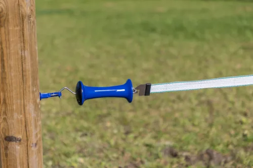 AKO Premium kapufogó Litzclip® 40 mm-es szalagcsatlakozóval - kék