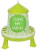 Műanyag baromfi etető lábakkal, 4,8 l / 4 kg - I love my ladies