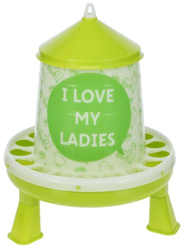 Műanyag baromfi etető lábakkal, 4,8 l / 4 kg - I love my ladies