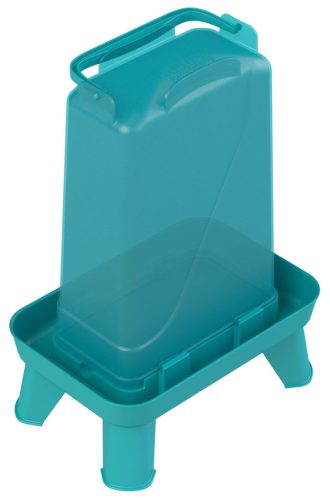 Műanyag baromfiitató lábakkal - 5,5 l, kék