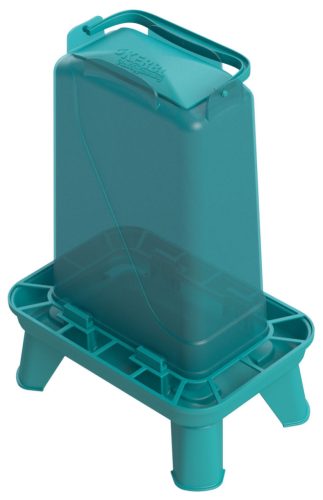Műanyag automata baromfietető lábakkal - 5 l, kék