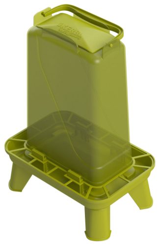Műanyag automata baromfietető lábakkal - 5 l, zöld