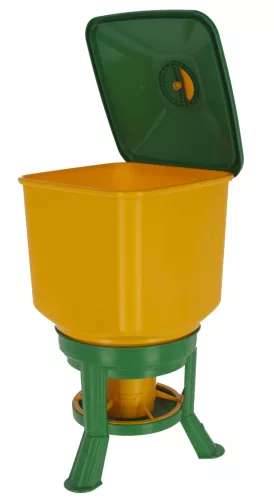 Lábakon álló, automata baromfi etető - 50 literes
