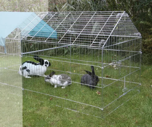 Bővítőelem szabadtéri kisállat ketrechez - 103x110 cm (bővitő elem 70345 cikkszámhoz)