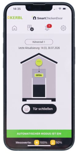 Duo Smart automata baromfiajtó vezérlő - wifivel