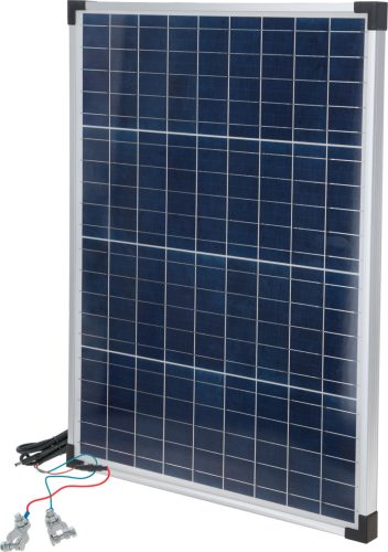Napelem szett töltésvezérlővel - 12 V, DC, 55W
