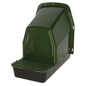 Műanyag kültéri tojófészek, tálcával