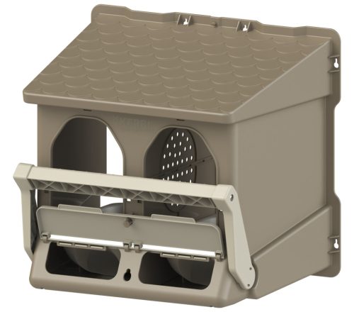 Dupla tojófészek újrahasznosított műanyagból - csomagolt