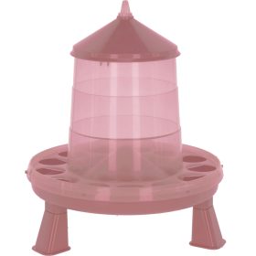   Műanyag automata baromfietető lábakkal - 2,4l / 2 kg, rosé