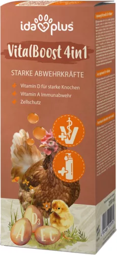 IdaPlus VitalBoost 4 az 1-ben takarmánykiegészítő szárnyasoknak - 200 ml