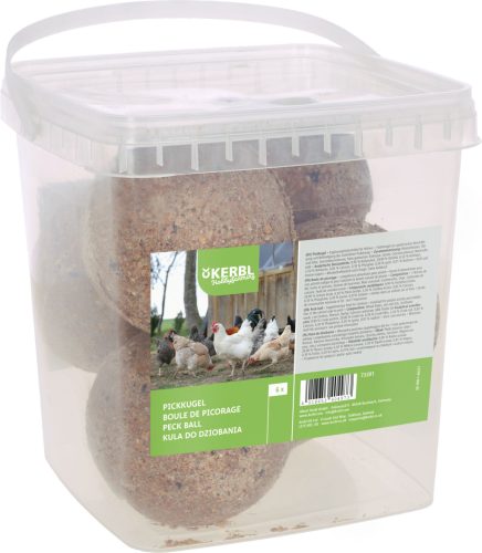 Csipegetőlabda - takarmánykiegészítő baromfinak, 6 db/cs