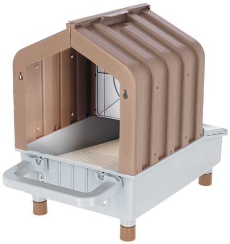 Műanyag tojófészek - barna/szürke, 2 az 1-ben