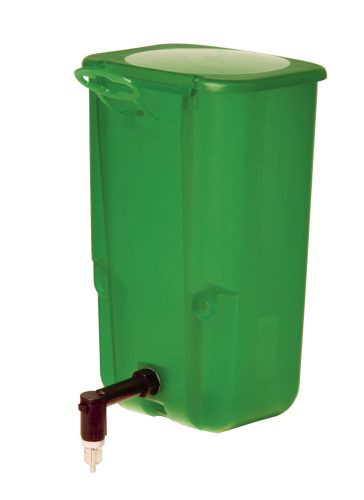 Műanyag önitató nyulaknak - zöld, 1000 ml