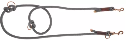 Monte Carlo hosszú póráz - barna/szürke, 200 cm, 12 mm