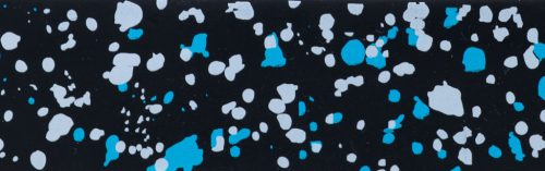 Lima nyakörv - kék/fekete,  25 mm x 46 - 55 cm