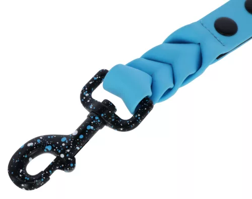 Lima póráz - kék/fekete,  25 mm x 100 cm