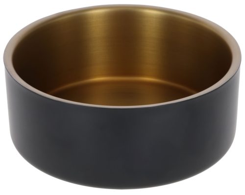 Golden kutyatál - rozsdamentes acél, 1800 ml