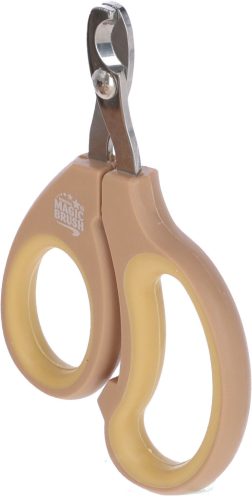 MagicBrush körömvágó olló kisállatok karmaihoz - homok színű, 10 x 6,5 cm