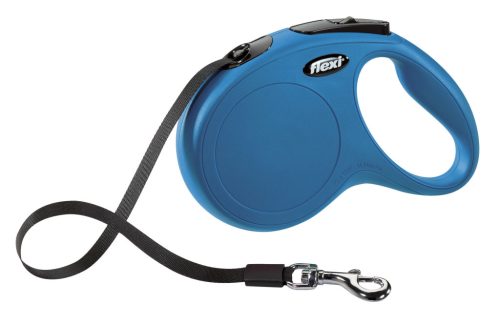 Classic Flexi szalagos póráz - kék, 5 m, méret: M