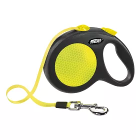   New Neon Flexi szalagos póráz - neon sárga, 5 m, méret: L