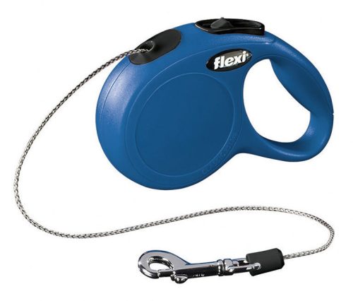 Classic Flexi póráz - kék, 3 m, méret: XS