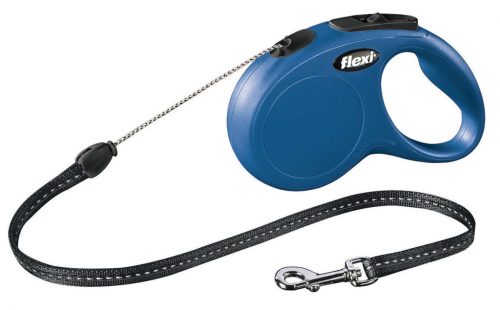 Classic Flexi póráz - kék, 5 m, méret: S