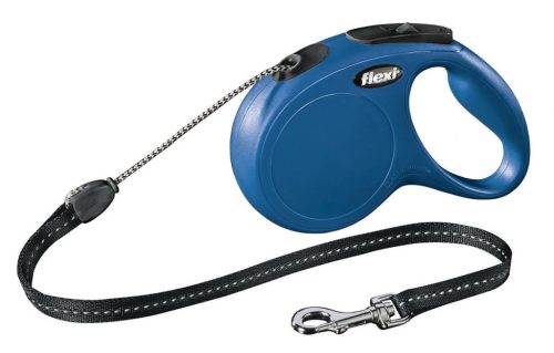 Classic Flexi póráz - kék, 5 m, méret: M