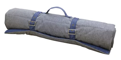 Marie matrac utazáshoz - szürke/kék, 112x67 cm