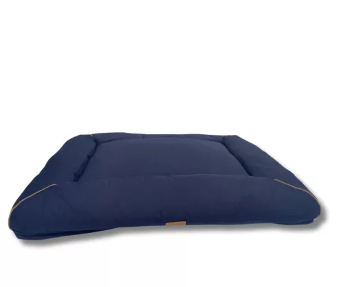 Jerome kutyaágy - sötétkék/sárga, 90 x 70 x 10 cm