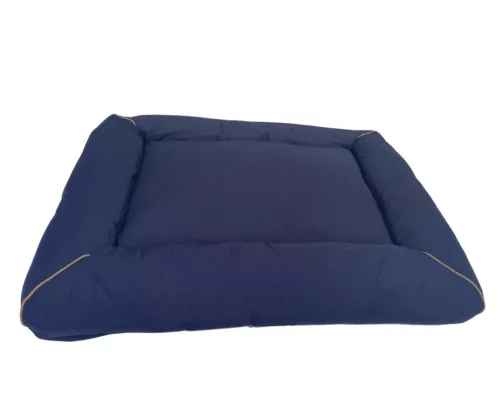 Jerome kutyaágy - sötétkék/sárga, 90 x 70 x 10 cm
