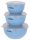Rozsdamentes acél tál szett tetővel - 550 ml / 900 ml / 1200 ml
