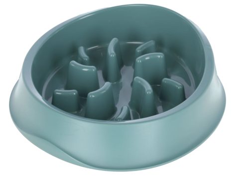 Műanyag, habzsolásgátló tál - zöld, 1000 ml