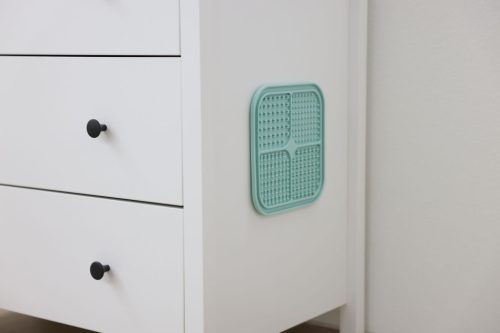 Szilikon lap nedves táplálék adagolásához  - türkiz, 20 x 20 cm