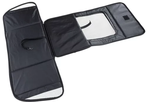 Vacation autós kutyaszállító táska - szürke/kék, 44 x 35 x 30 cm