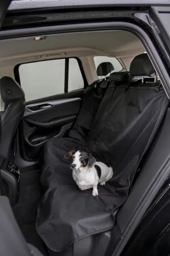 Védőtakaró autóba - fekete, hátsó ülésre