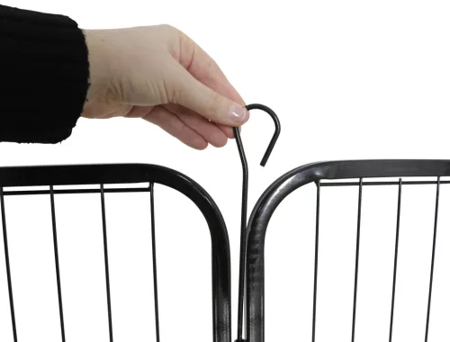 Kisállat karám - 8 panellel, 80 x 77 cm, ajtóval