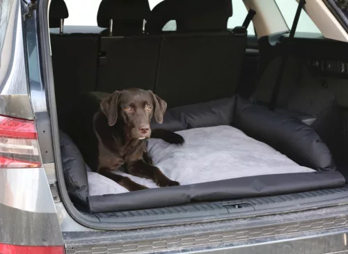 Kutyaágy autóba - fekete, 95 x 75 cm