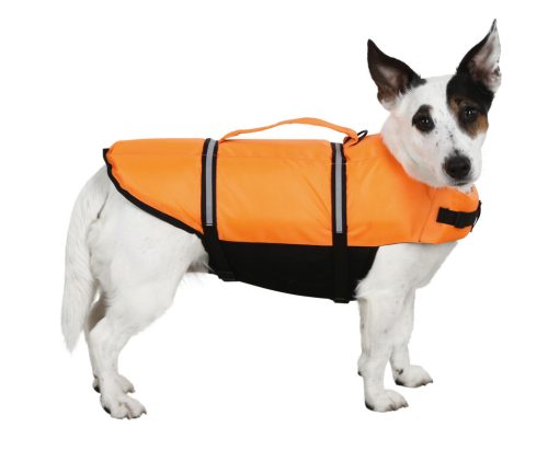 Life kutyakabát - narancs/fekete, 38-50 cm, 26 cm, 8 kg