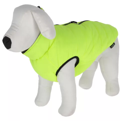 Charmonix kutyakabát - szürke/neonsárga, 30 cm, méret: XS