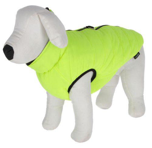 Charmonix kutyakabát - szürke/neonsárga, 35 cm, méret: S