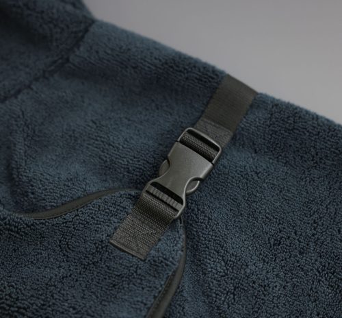 Fürdőköpeny kutyáknak - kék, XL, 70 cm