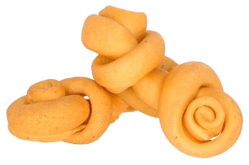 Csomózott sertésbőr rágócsont - 10-12 cm, 2 db, 80 g